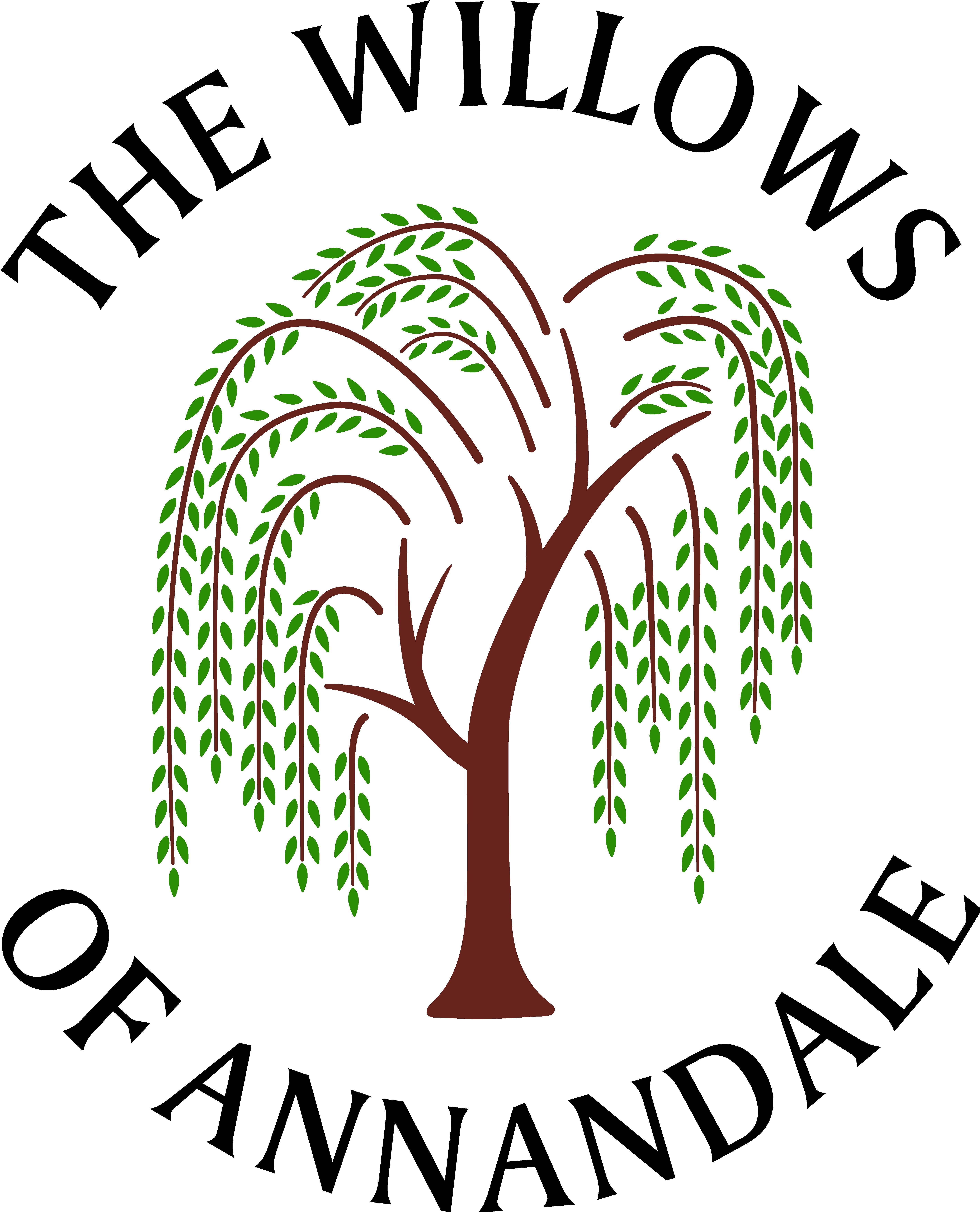 A logo with a tree and the words "The Willows of Annandale".